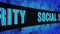 Social Security Side Text Scrolling LED Wall Pannel Display Sign Board