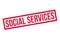 Social Services rubber stamp