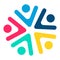 Social team logo icon. Social diversity, team work