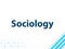 Sociology Modern Flat Design Blue Abstract Background