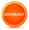 Sociology Natural Orange Round Button