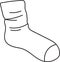 Sock Clothes Outline