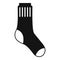 Sock item icon simple vector. Wool pair