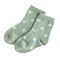 Socks for children, for kids, green, cotton, isolated on a white
