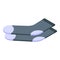 Socks dry cleaning icon, isometric style