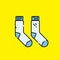Socks line icon