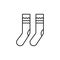 Socks, saint patrick icon. Simple line, outline vector elements of Patrick\\\'s day icons for ui and ux, website or mobile