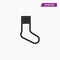 Socks sketch icon for web, mobile infographics.