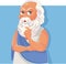 Socrates Classical Greek Philosopher Vector Cartoon