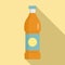 Soda beverage icon, flat style