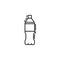 soda bottle dusk icon. Element of drinks and beverages icon for mobile concept and web apps. Thin line soda bottle icon can be