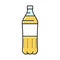 soda plastic bottle color icon vector illustration