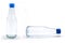 Soda water bottle with blank label. Isolated on wh