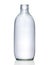 Soda water bottle , Soda bubbles in the bottle on white background