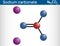 Sodium carbonate, Na2CO3, natrium carbonate, washing soda, soda ash molecule. It is disodium salt of carbonic acid, is organic