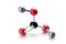 Sodium Carmonate molecule defined using a chemical model used in