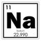 Sodium chemical element