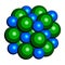 Sodium chloride (rock salt, halite, table salt), crystal structure