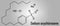 Sodium oxychlorosene antiseptic molecule. Skeletal chemical formula.