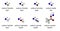 Sodium salts (set 2): Sodium fluoride, chloride, bromide, iodide, hydride, hydroxide, cyanide, acetate