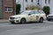 Soest, Germany - December 18, 2017: Germany taxi Mercedes drives on a street