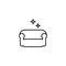 Sofa cleaning glyph