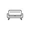 Sofa, couch line icon