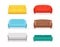 Sofa flat vector icon furniture. Interior couch home sofa seat illustration design