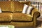 Sofa with pillows in the same color scheme