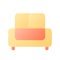 Sofa pixel perfect flat gradient color ui icon