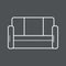 sofa. Vector illustration decorative design