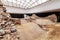 SOFIA, BULGARIA - JANUARY 03: Ruins of Roman building in open underground museum, between Serdika metro stations, on January