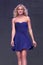 Sofia Fashion Week blue dress