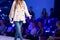 Sofia Fashion Week female blue jeans