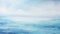 Soft And Airy Blue Ocean: Detailed Marine Views On Large Scale Canvases