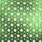 Soft background with 3d greenish hexagon pattern over white