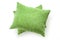 Soft blank green pillows