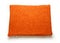 Soft blank orange pillow