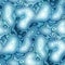 Soft blu water puddle seamless texture pattern. Fresh organic wet pool drop background. Swirl ombre blue degrade blur