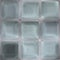 Soft blue grey glass or crystal tiles unique seamless texture