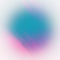 Soft blue and hot pink Barbiecore shades gradient background. Blurred and copy space.