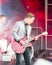 Soft blur blurred rock music stage background