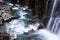 Soft blur of waterfall