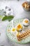 Soft-boiled egg in an eggcup with toast