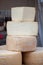 Soft cheeses of malga piedmont italy