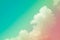 Soft cloud and sky with gradient pastel color