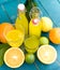 Soft drink, lemon fruits