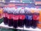 Soft drinks aisle in Indian store  Popular brands in retail supermarket