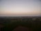 Soft Dusk Light Over Flat Horizon Of Dutch Landscape