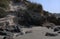 Soft fine golden sand and smooth granite rocks in the coastal dunes